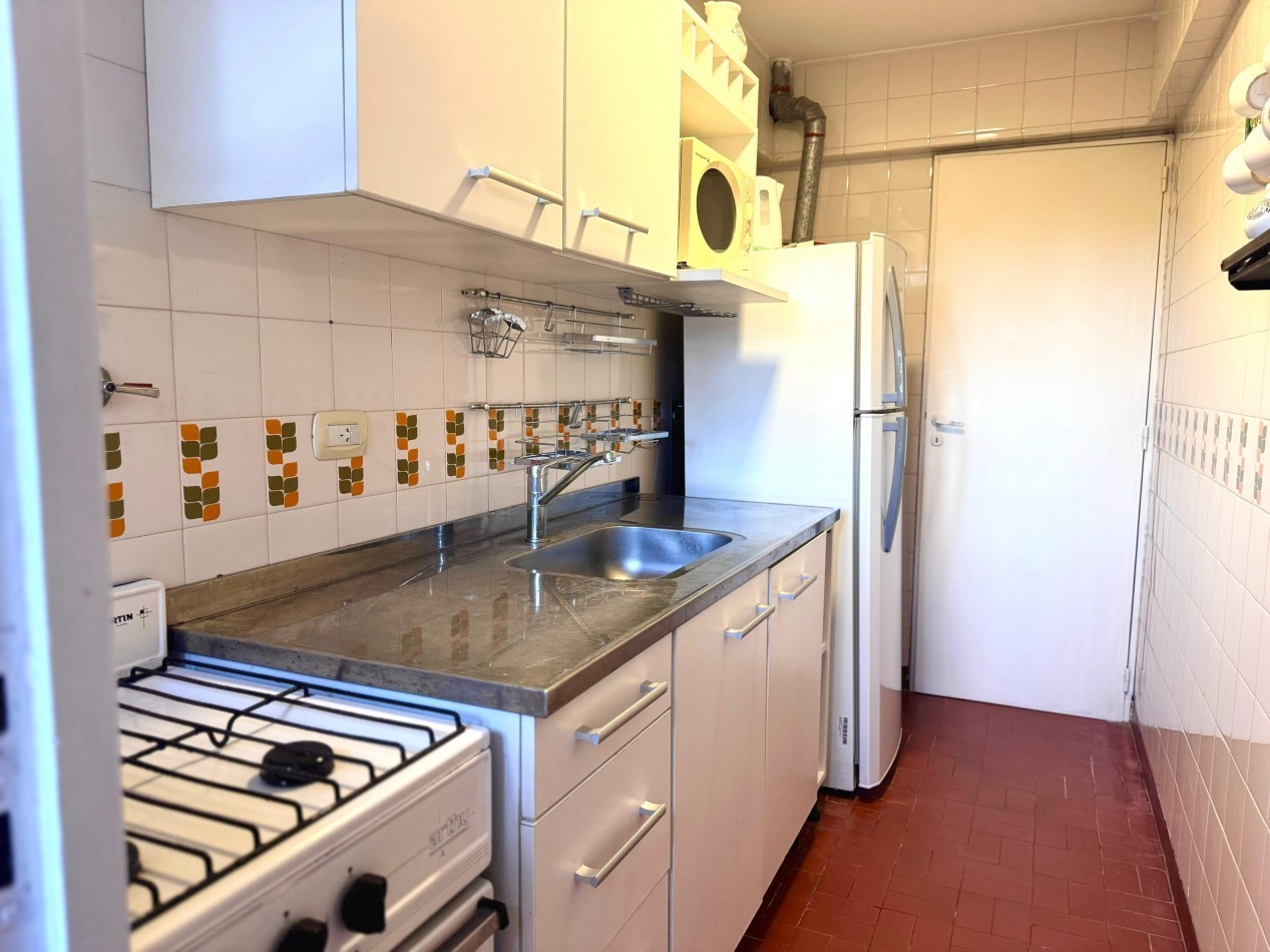 DEPARTAMENTO  2 AMBIENTES FRENTE AL MAR - ALQUILER ANUAL - PINAMAR